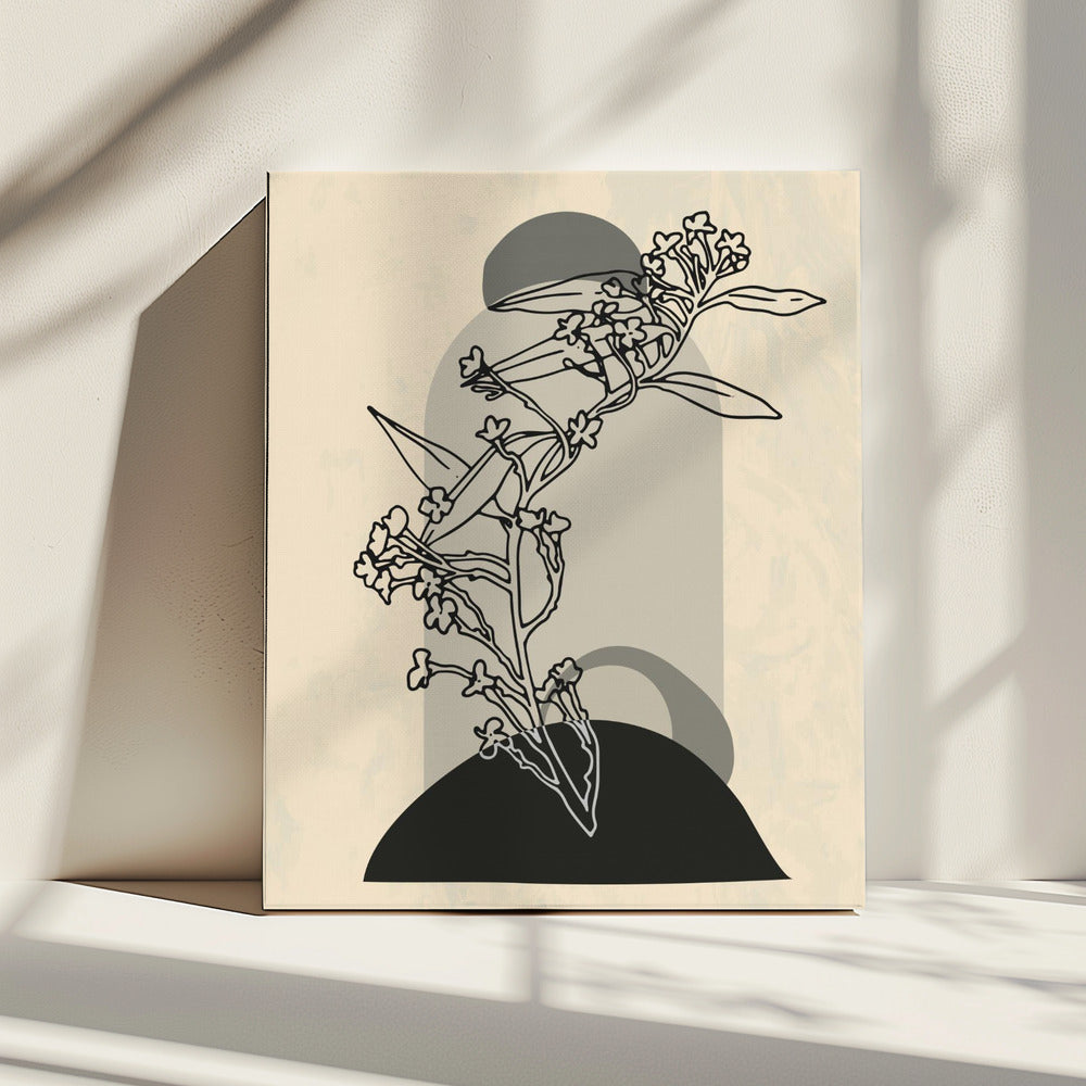 Abstrakte Blume 5 | Leinwand
