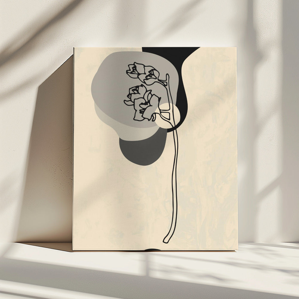 Abstrakte Blume 3 | Leinwand