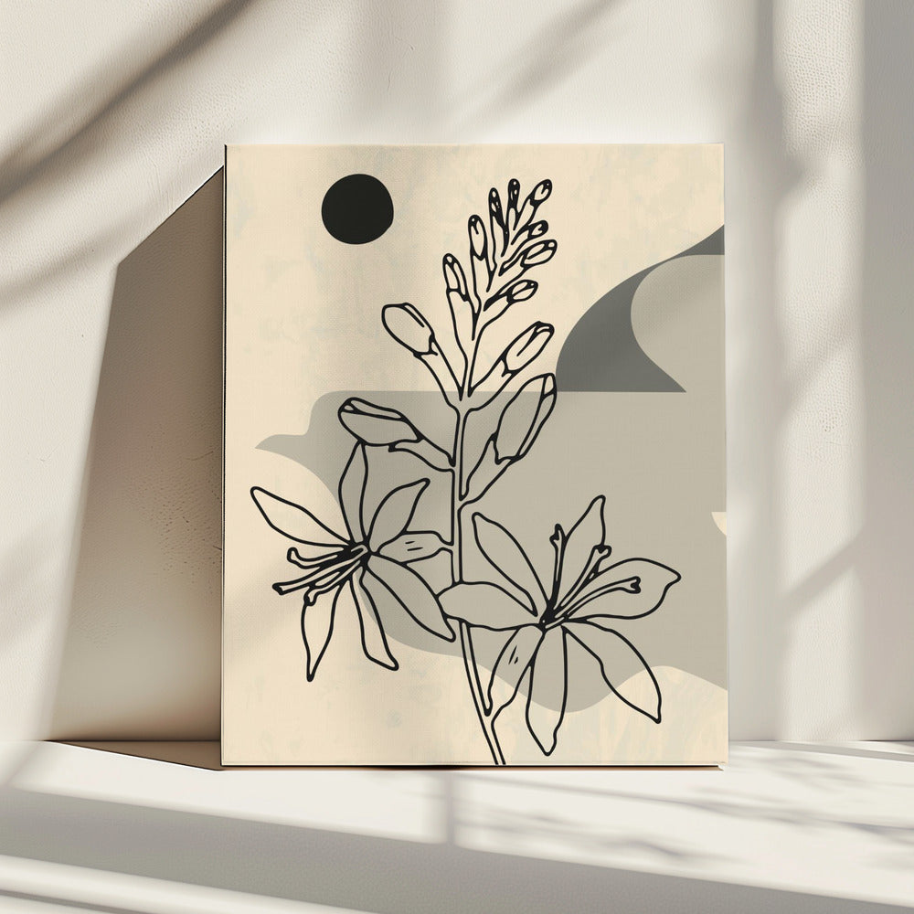 Abstrakte Blume 1 | Leinwand