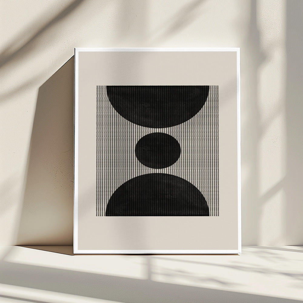 Geometrische Echos | Leinwand
