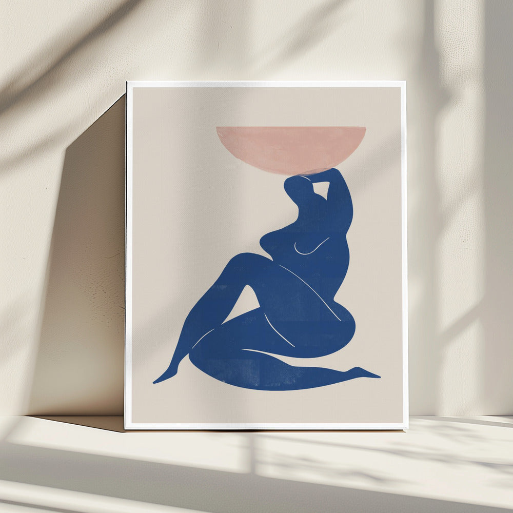 Harmonie in Blau | Leinwand