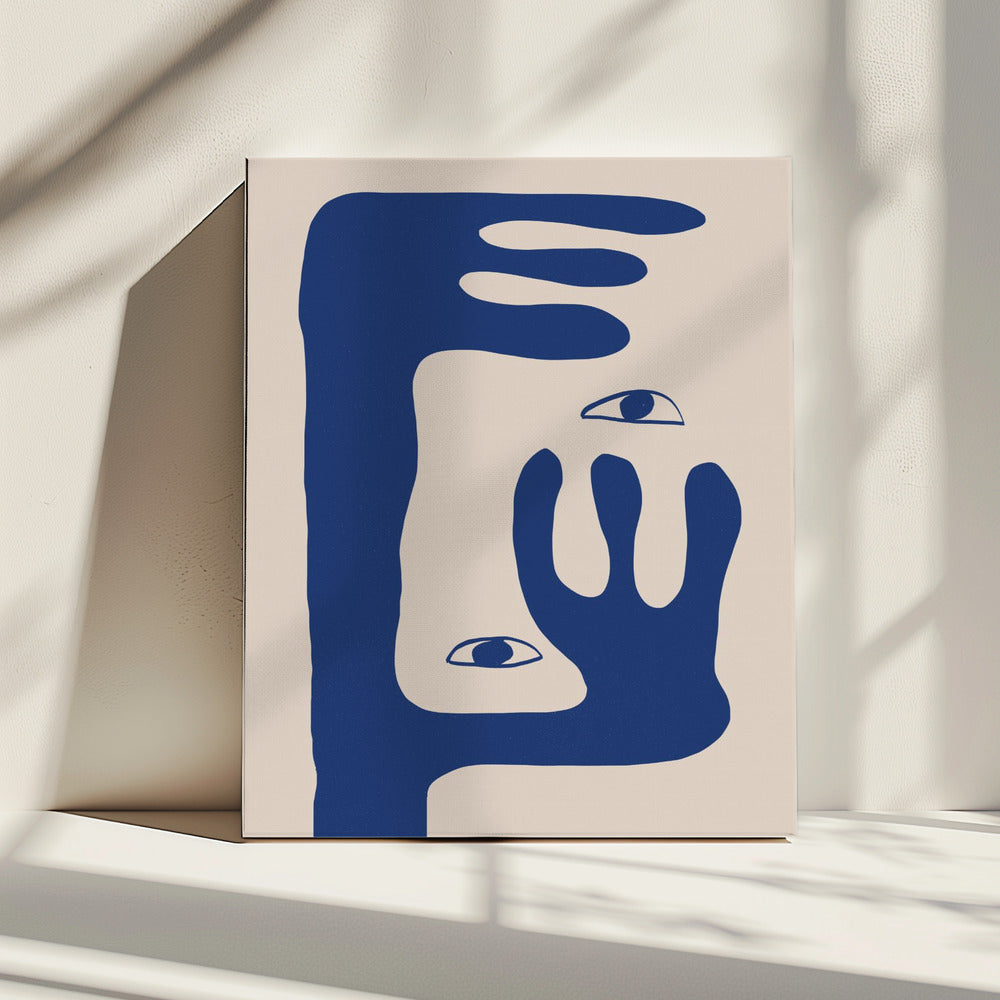 Abstraktes Gesicht Nr. 1. | Leinwand