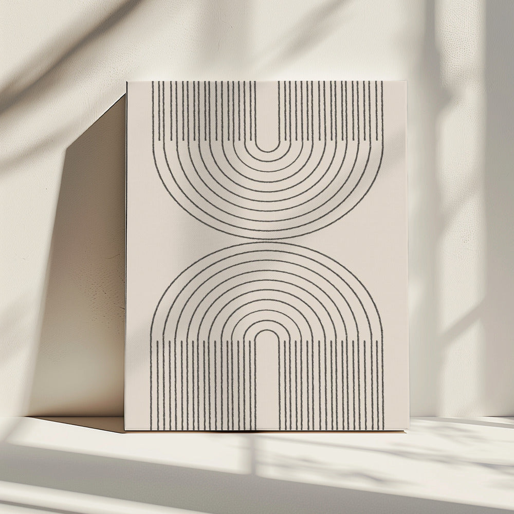 Symmetrische Echos | Leinwand