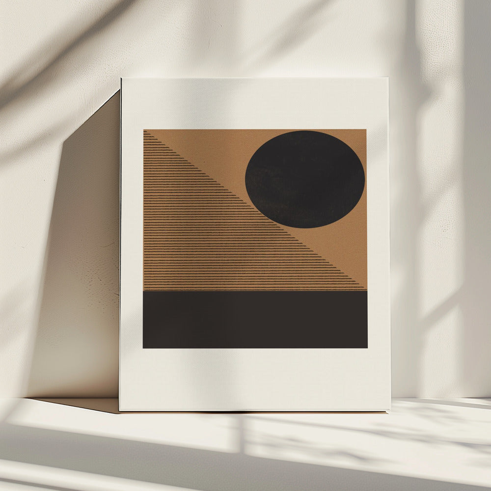 Geometrische Finsternis | Leinwand