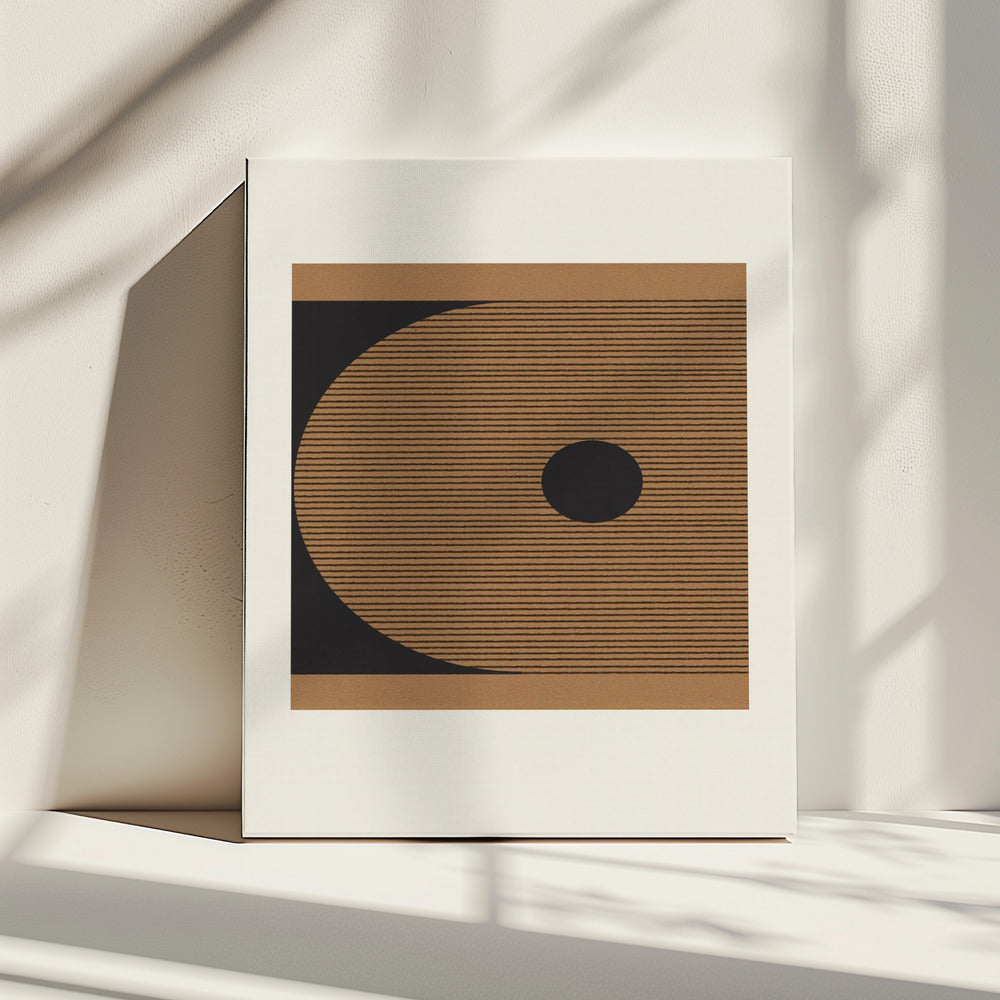 Geometrische Finsternis | Leinwand