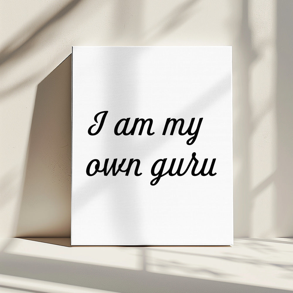 Ich bin mein eigener Guru | Leinwand