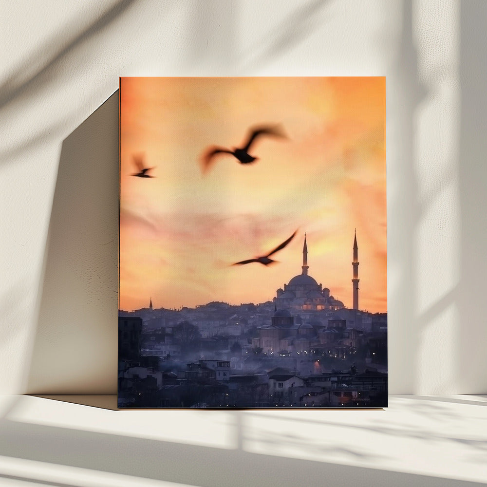 Sonnenuntergang in Istanbul | Leinwand