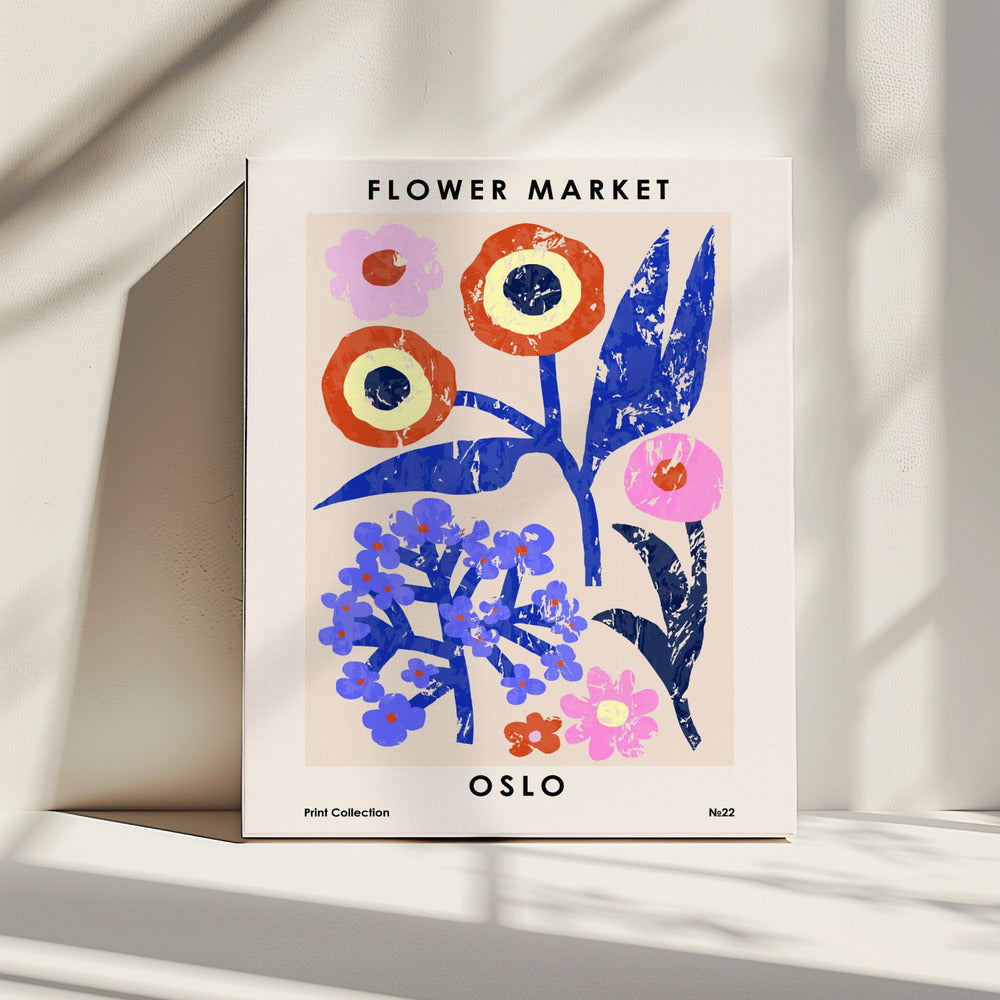 Flower Market. Oslo | Canvas