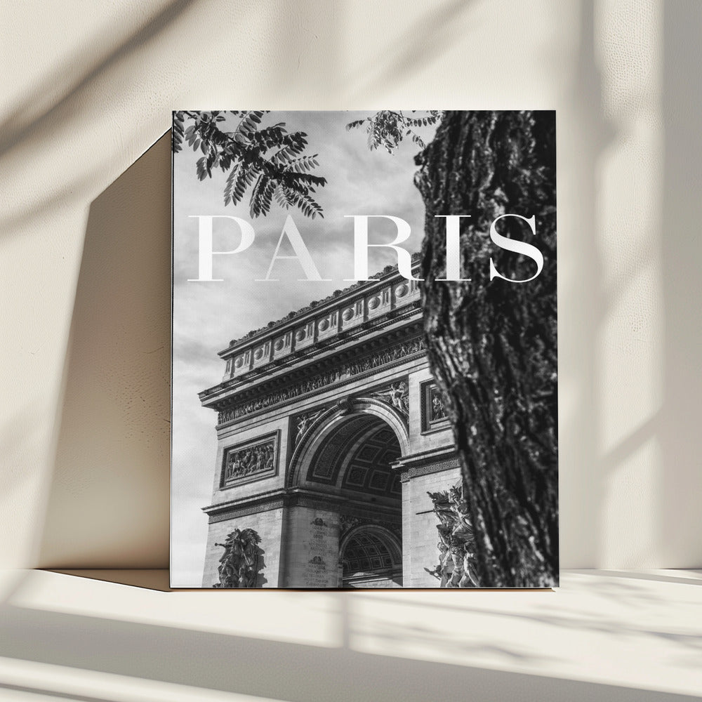 Paris Text 7 | Leinwand