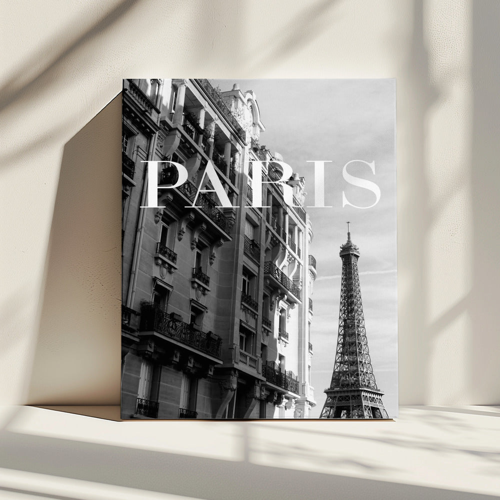 Paris Text 3 | Leinwand