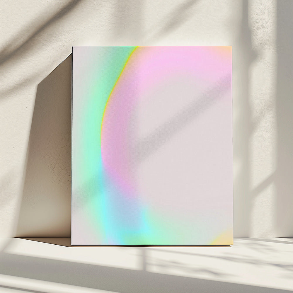 Pastel Glow Curve | Canvas