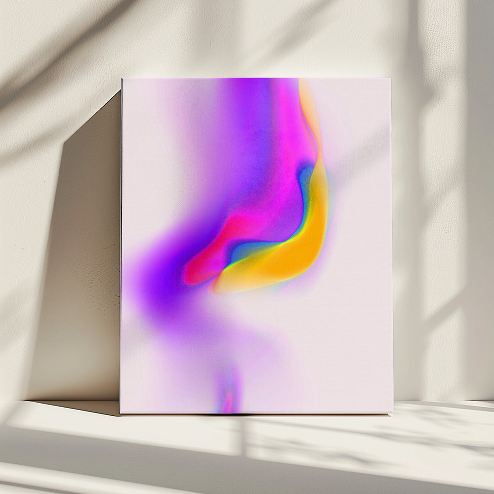 Neonwirbel | Leinwand