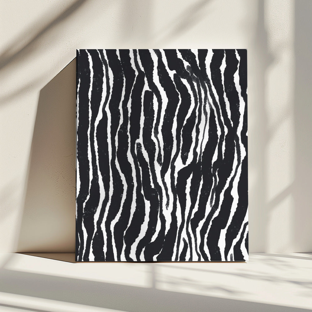 Zebra-Rhythmus | Leinwand