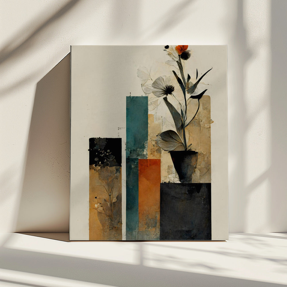 Abstrakte Blüten | Leinwand