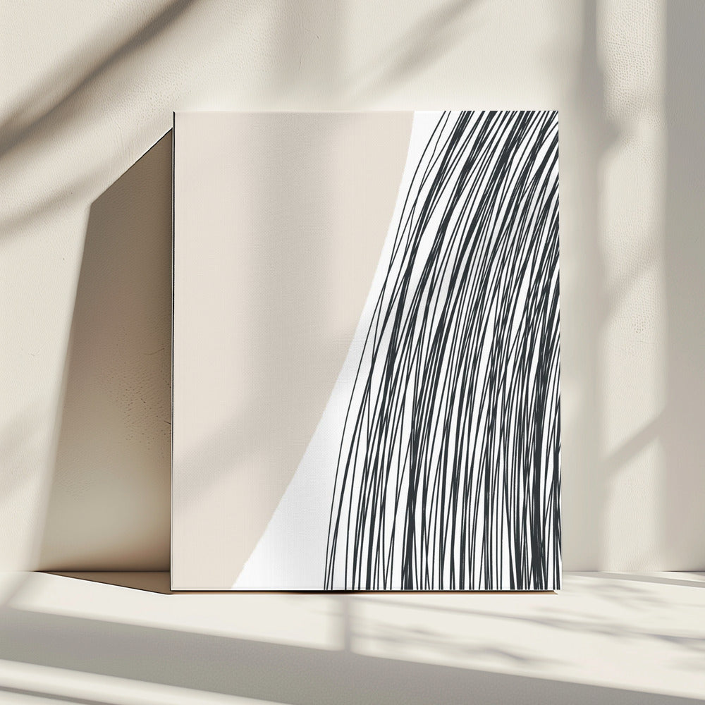Harmonie geschwungener Linien | Leinwand