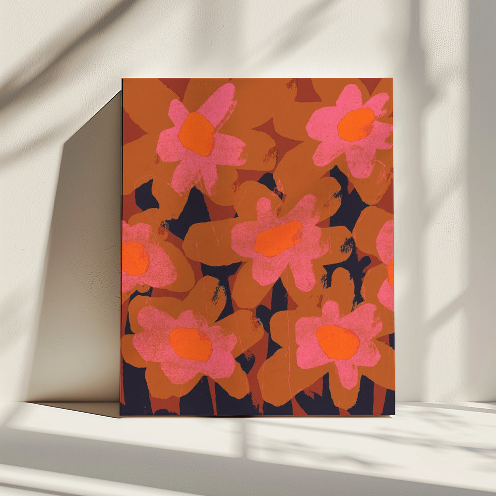 Lebendige Blüten | Leinwand