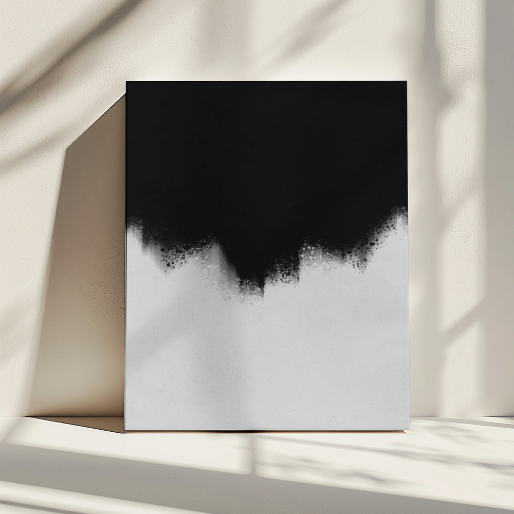 Monochromer Fluss | Leinwand