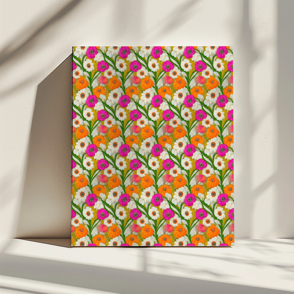 Floral Harmony Quilt | Canvas