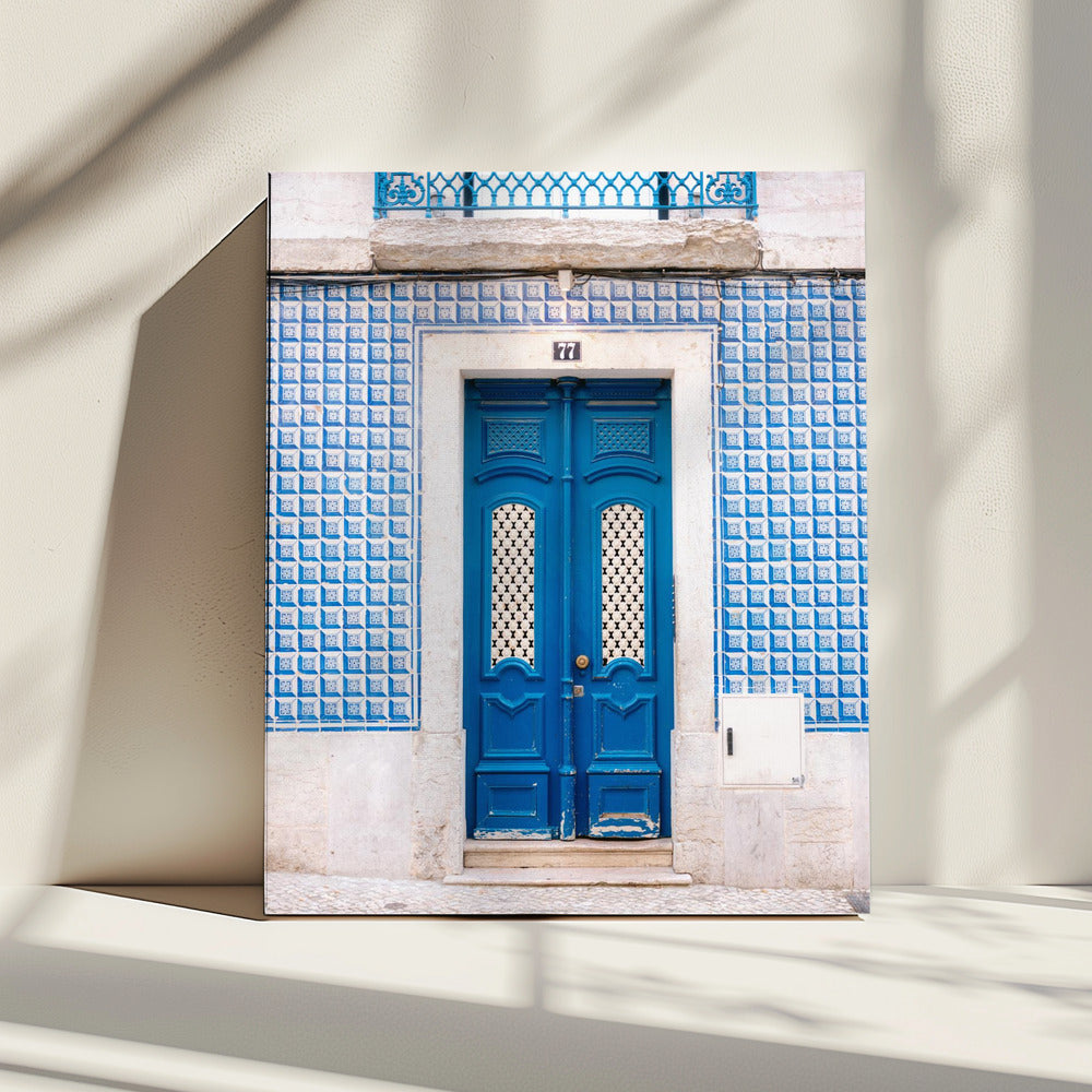 Blaues Lissabon | Leinwand