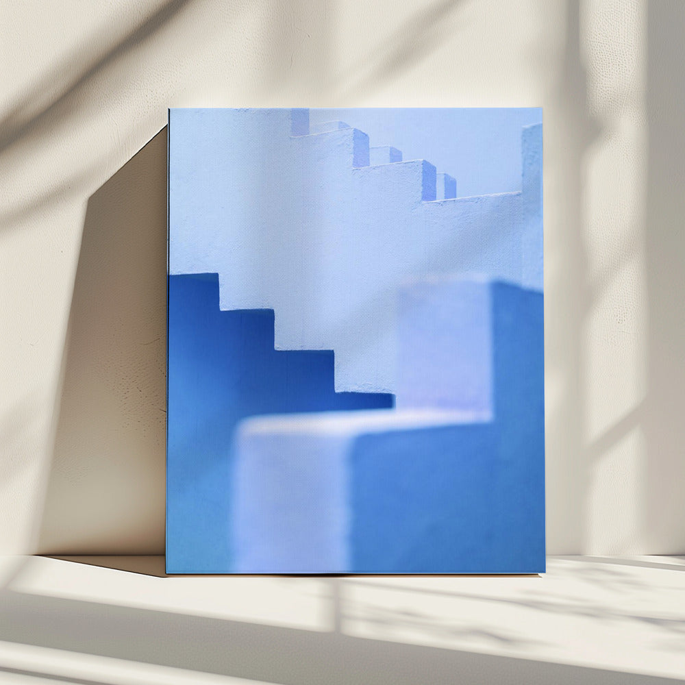 Muralla Roja in Blau | Leinwand