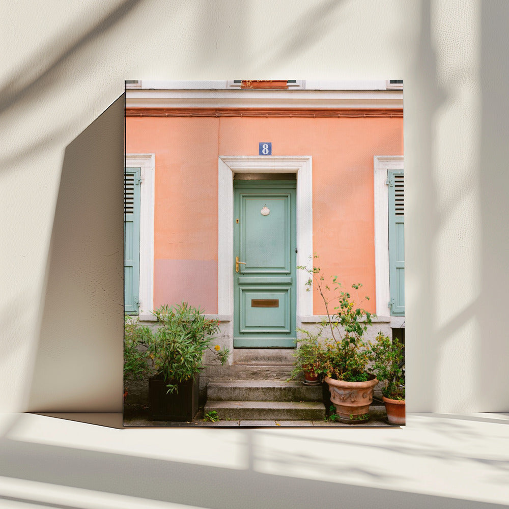 Rue de Cremieux Nummer 8 - Paris | Leinwand