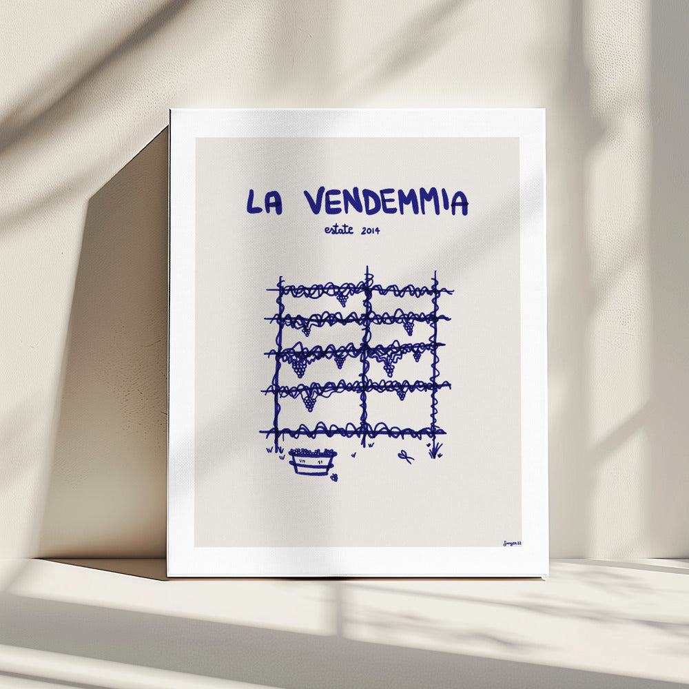 La vendemmia | Leinwand
