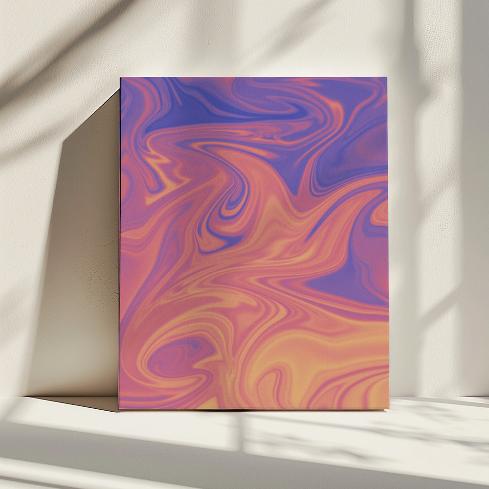 Wirbel des Sonnenuntergangs | Leinwand