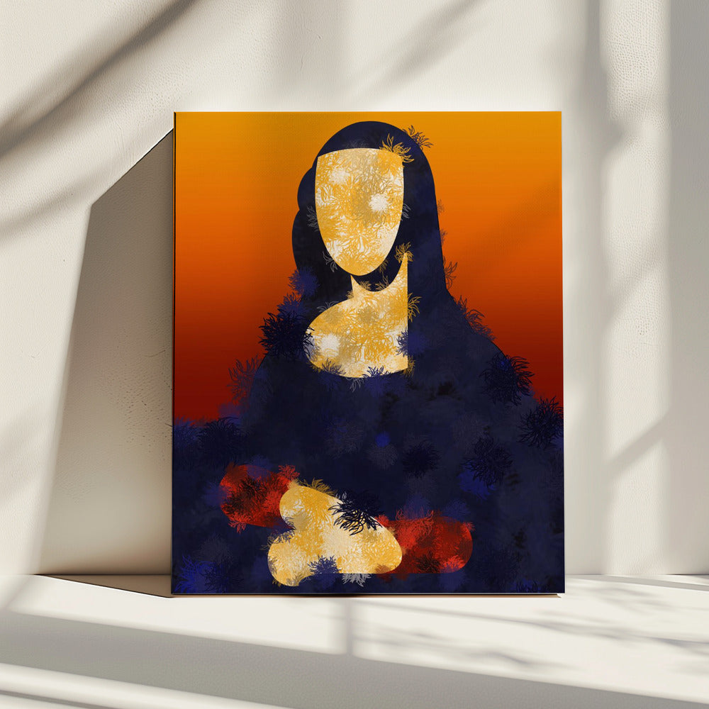 Furry Mona | Canvas