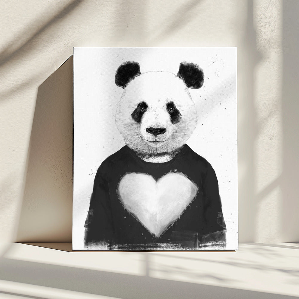 Schöner Panda | Leinwand