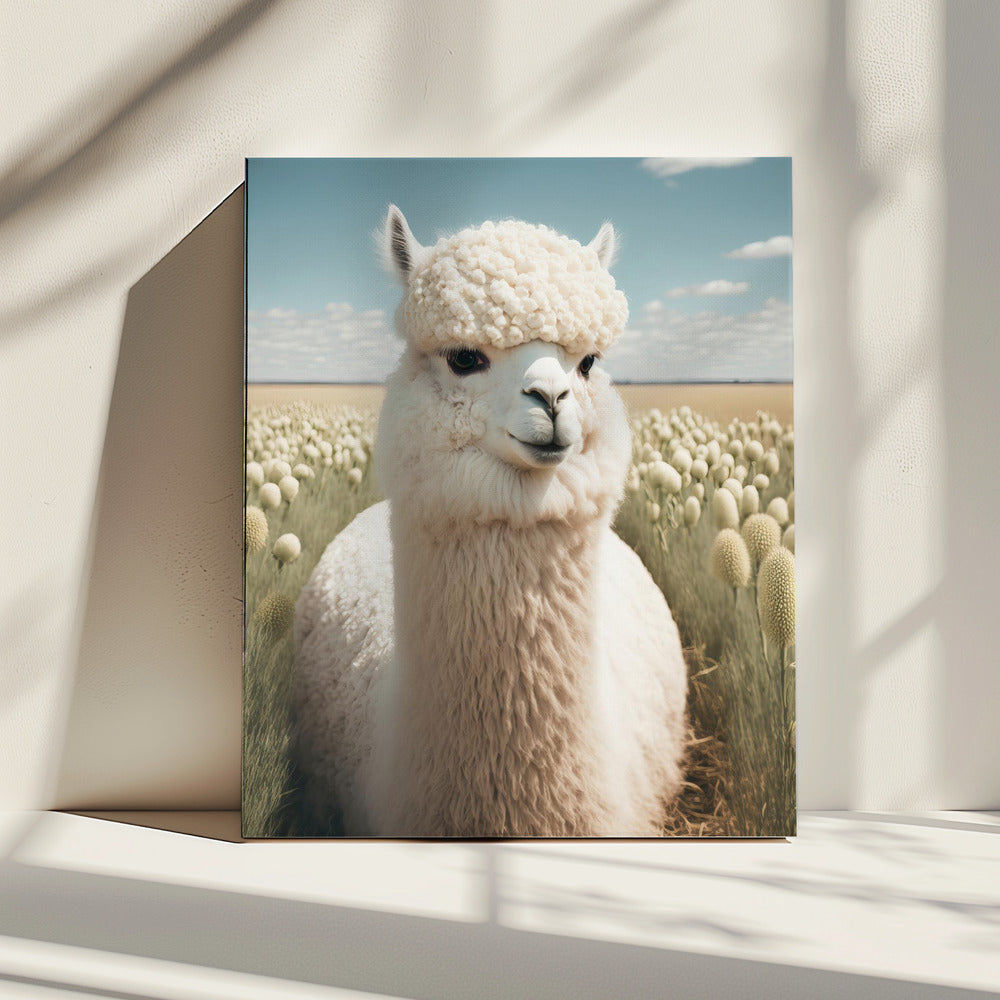 Llama in Bloom | Canvas