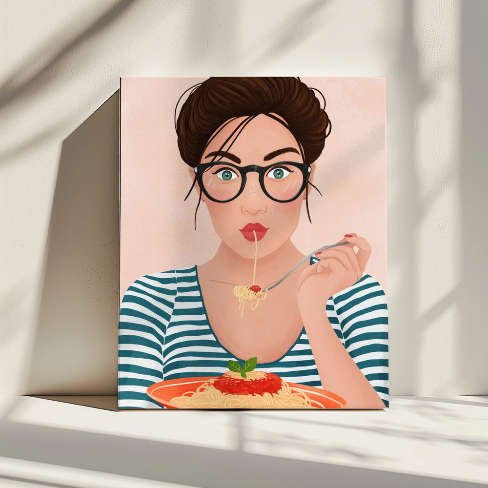 Spaghetti | Leinwand