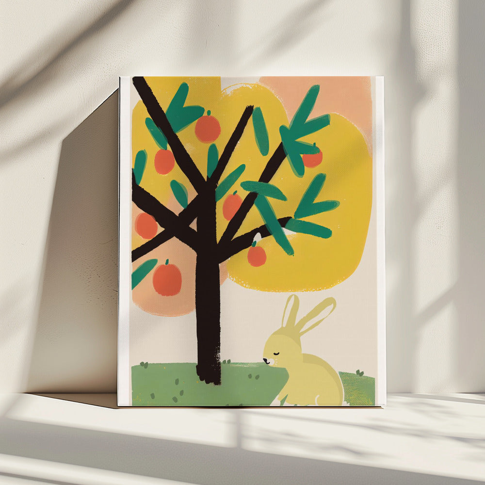 Träumen unter Baum | Leinwand