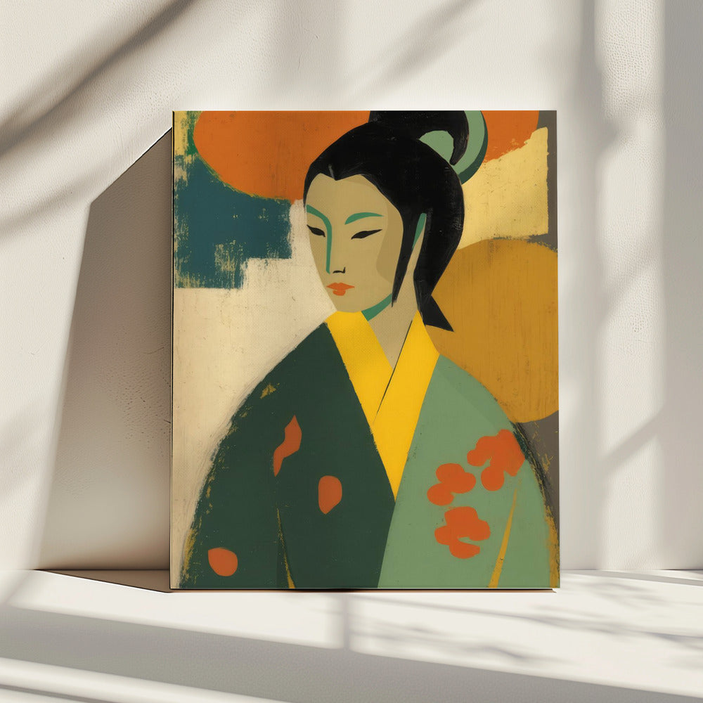 Elegantes Portrait | Leinwand