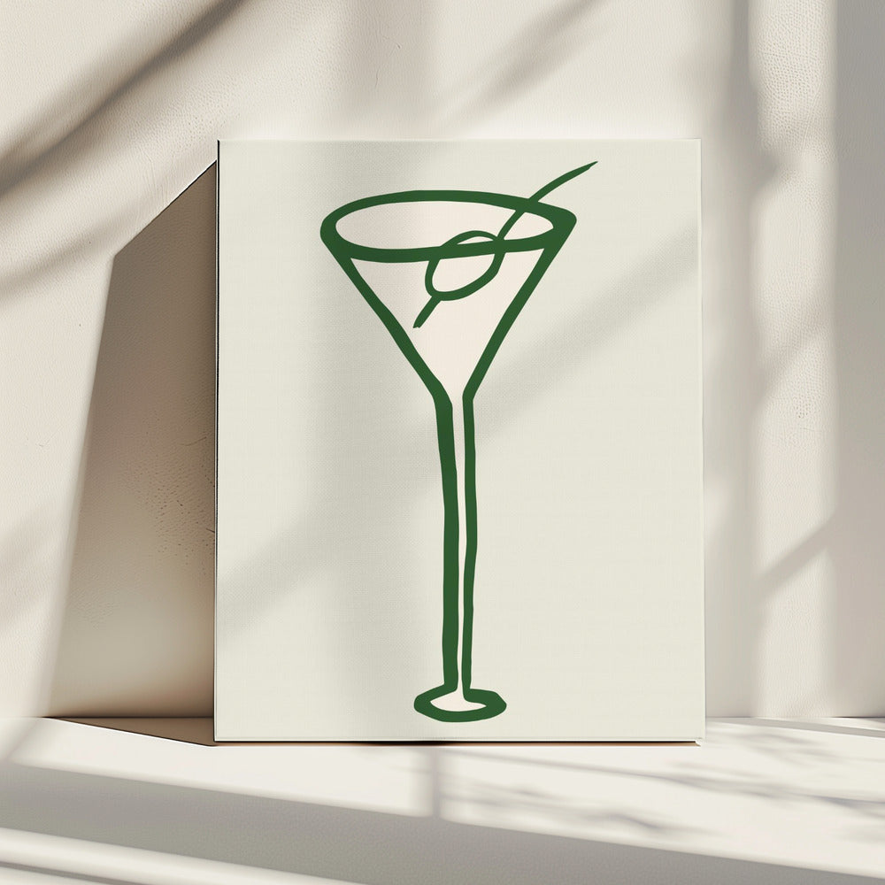 Cocktailgrün | Leinwand
