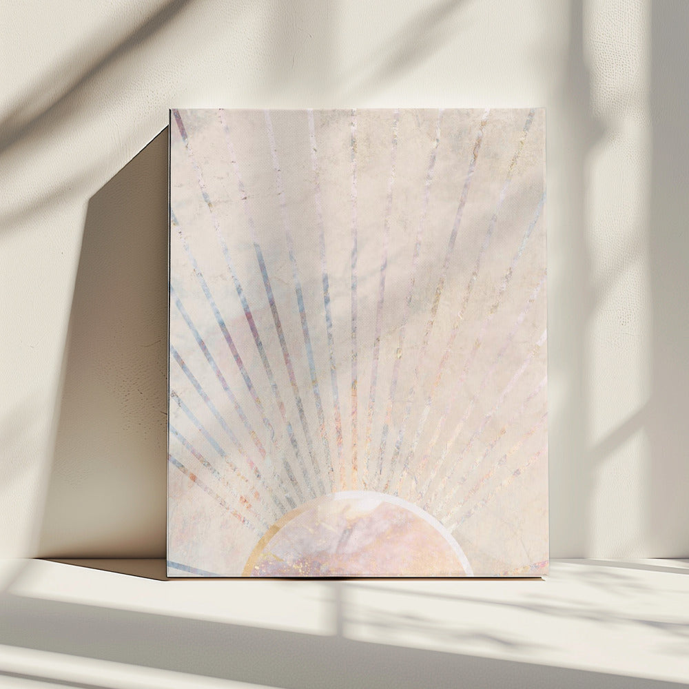 Morgen Boho Sonnenstrahlen | Leinwand