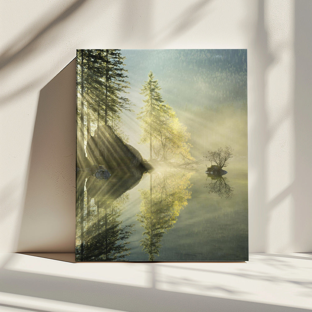 Gottesstrahlen vertikal | Leinwand