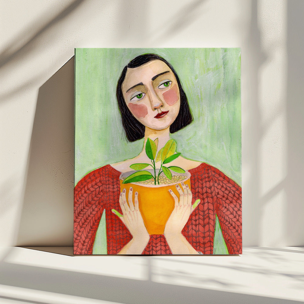 Pflanzenmama | Leinwand