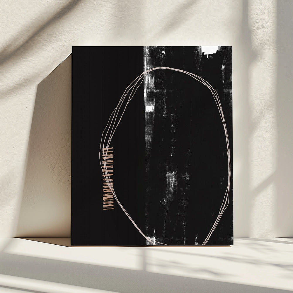 Abstract Black And White Artwork | Canvas