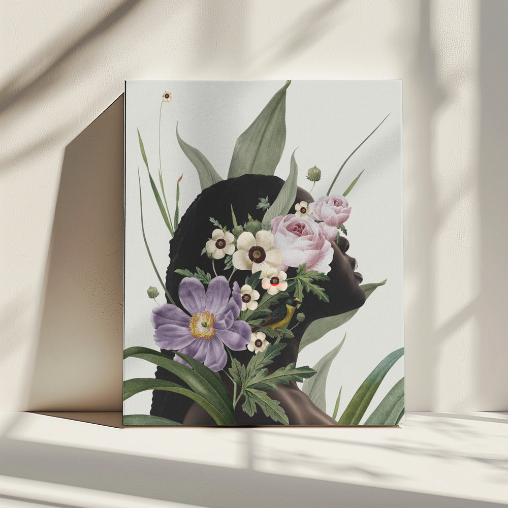Lila Blume | Leinwand