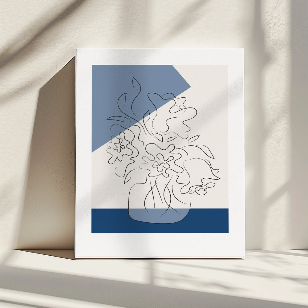 Tres Chic Bleu | Leinwand