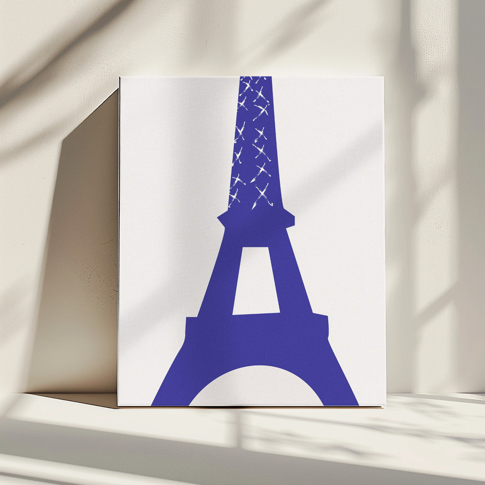 Eiffel Bleu | Leinwand