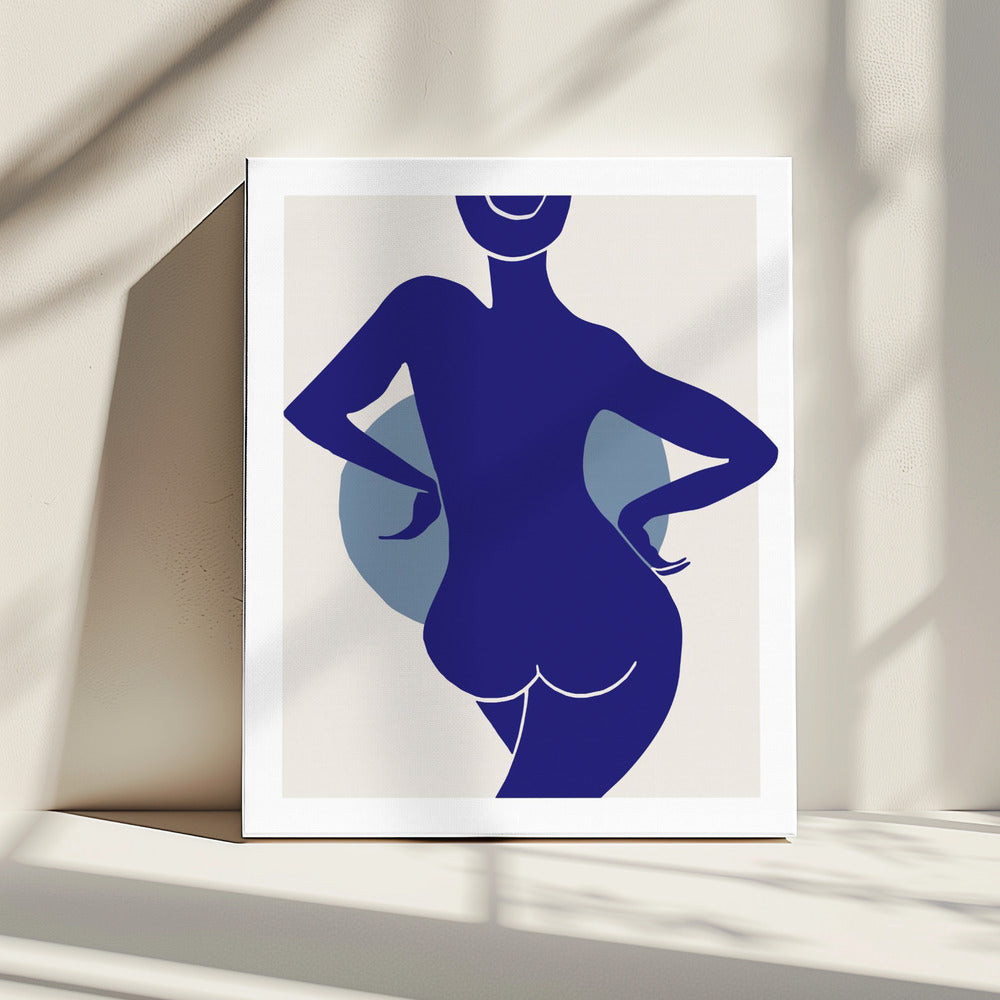 Femme Bleu | Leinwand