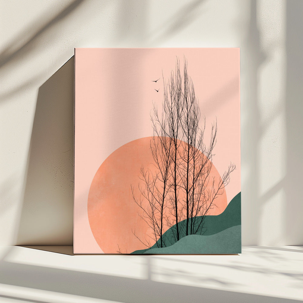 Sonnenuntergangserinnerungen | Leinwand