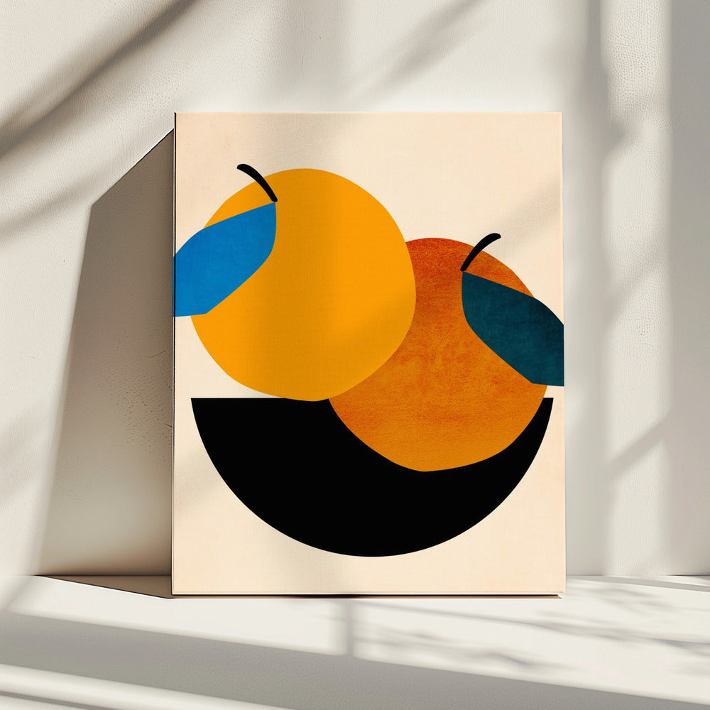 Zwei Orangen | Leinwand