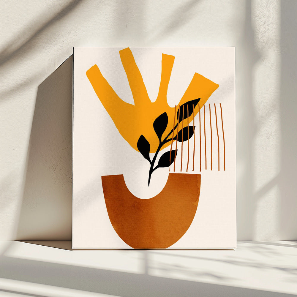 Sonnenscheinblume Nr. 5 | Leinwand