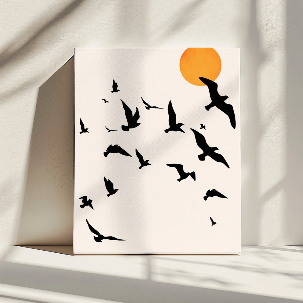 Tanzen im Himmel | Leinwand