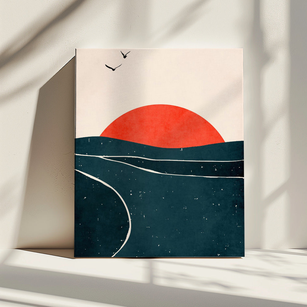 Tanzende Möwen | Leinwand