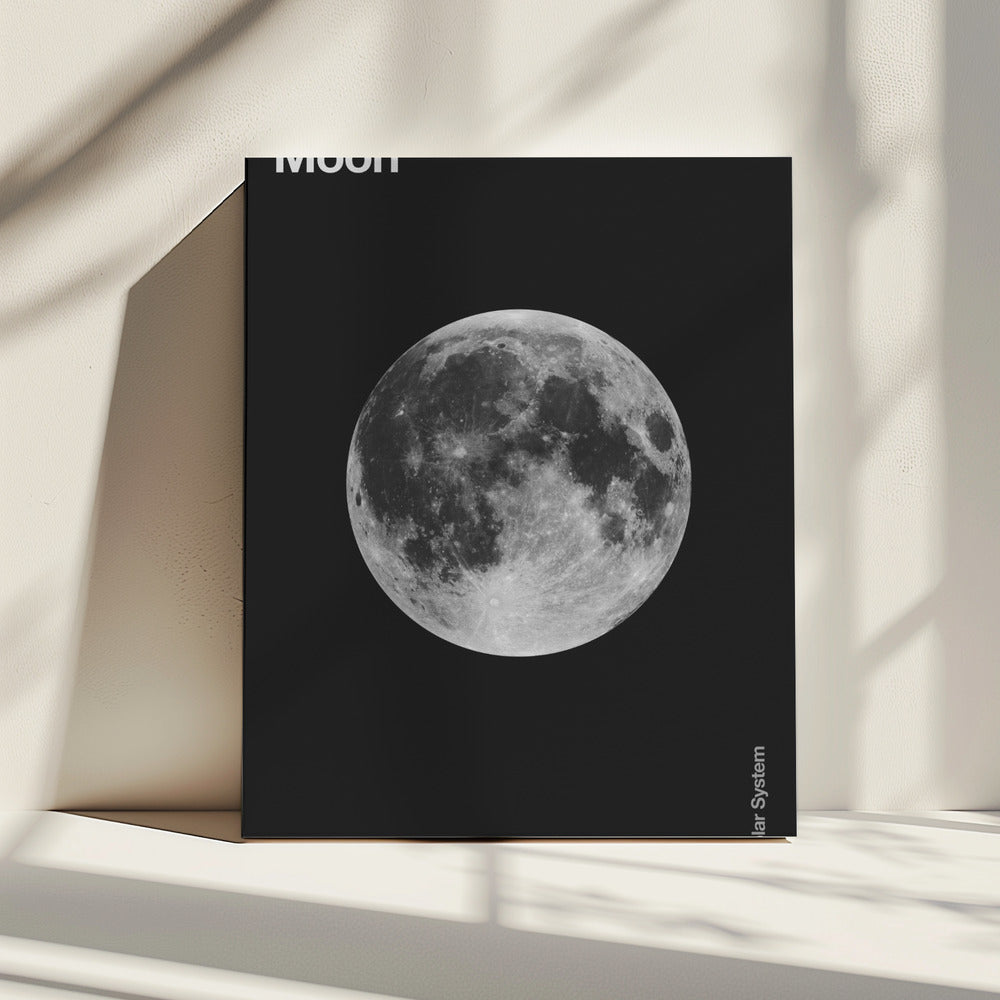 Sonnensystem Mond | Leinwand