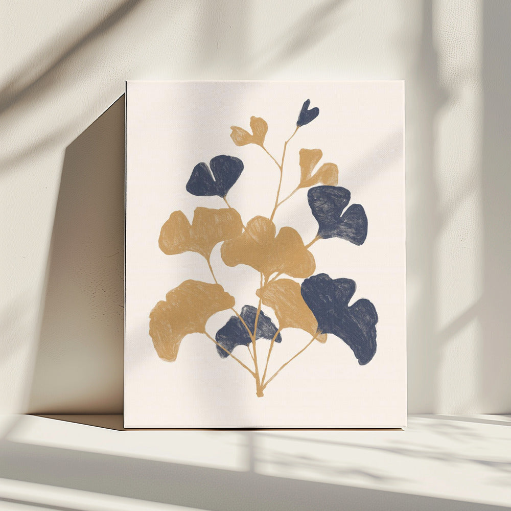 Goldener Ginko | Leinwand