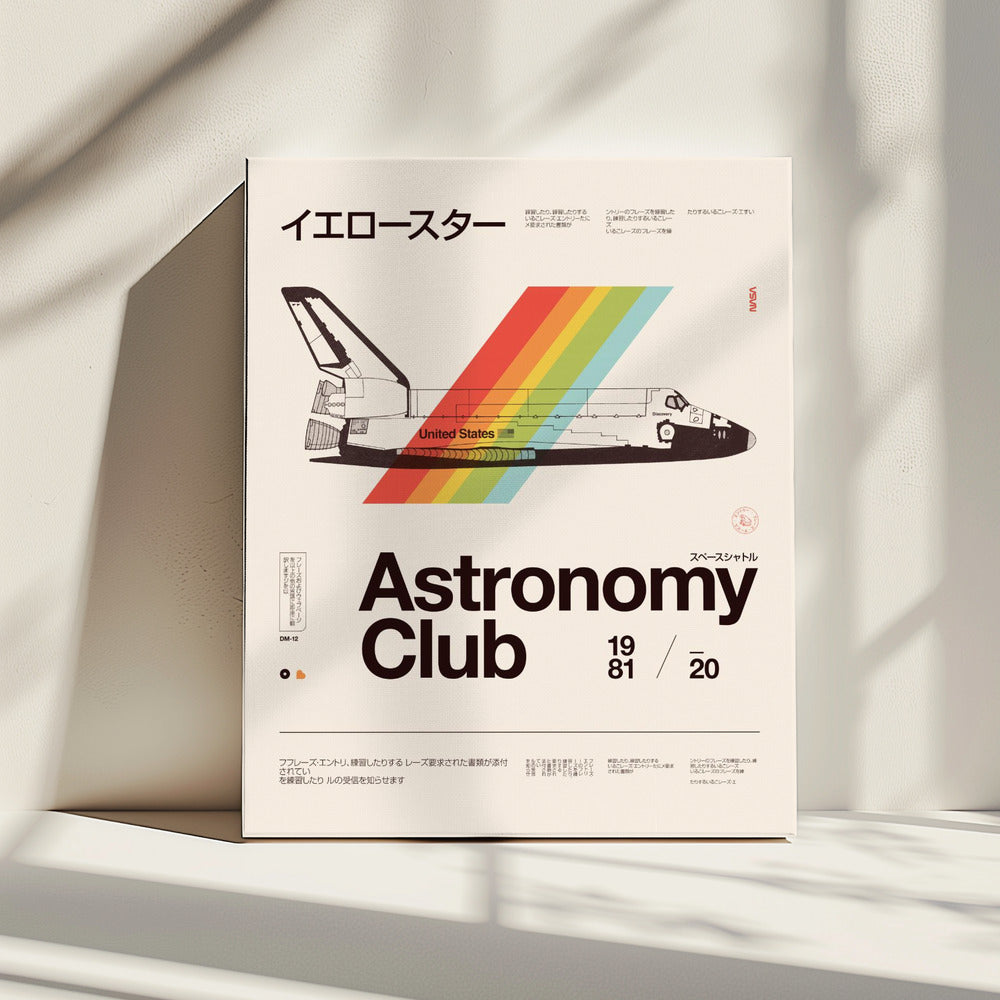 Astronomie-Club ★★★ S | Leinwand